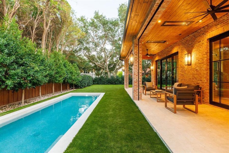 Exterior details and patio area of a home in , Dallas (Image 22). Exterior details and patio area of a home in , Dallas (Image 22).