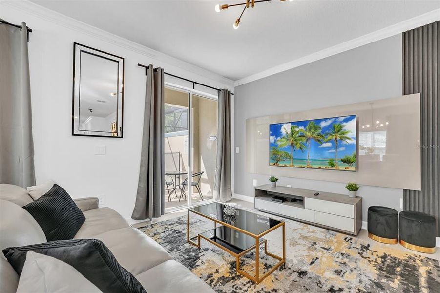 Furnished interior view inside a new home in , Kissimmee (Image 33).