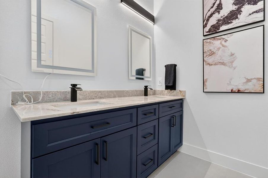 Furnished interior view inside a new home in , Forney (Image 17).