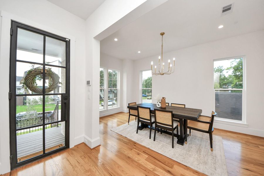 Furnished interior view inside a new home in , Houston (Image 2).