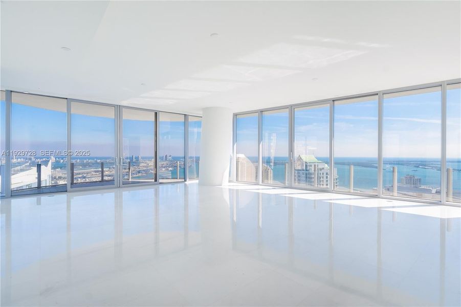 Spacious, unfurnished interior of a new home in , Miami (Image 9). Spacious, unfurnished interior of a new home in , Miami (Image 9).