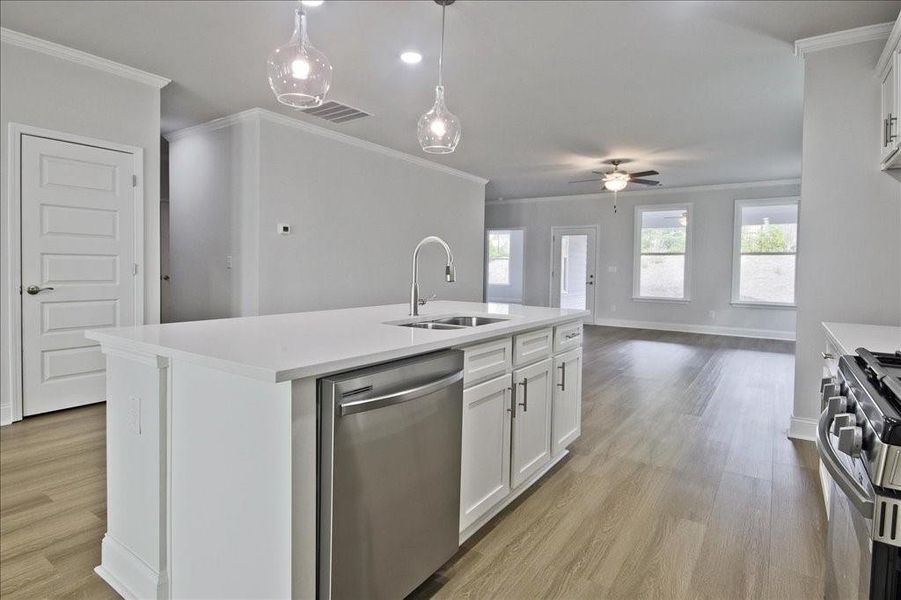 Furnished interior view inside a new home in Cooper's Walk, Loganville (Image 7).
