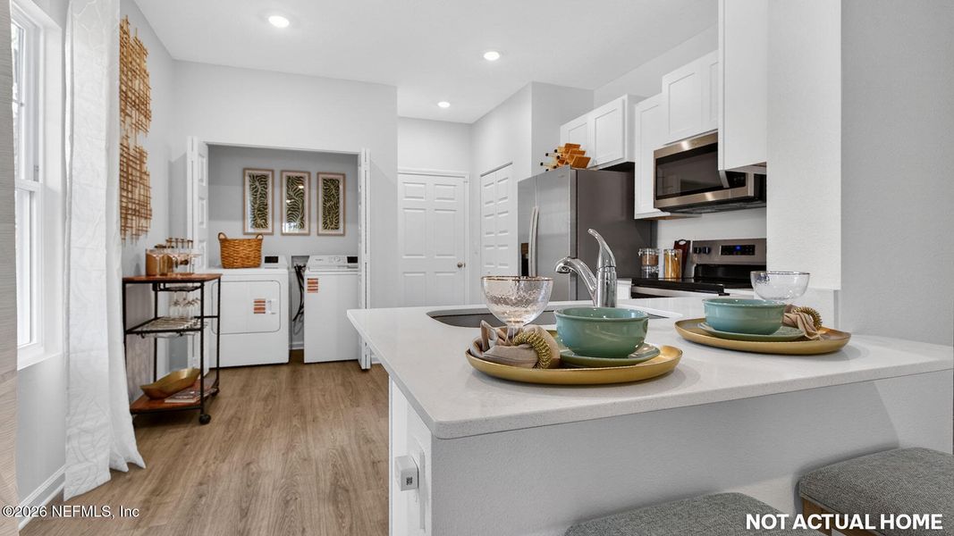 Furnished interior view inside a new home in Liberty Cove, Yulee (Image 10).