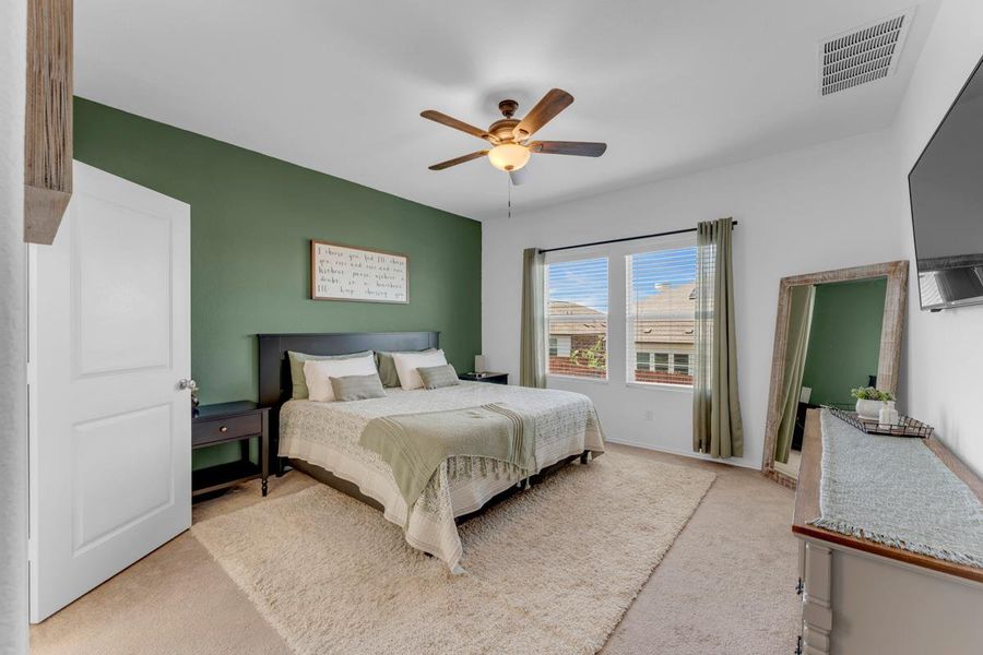 Furnished interior view inside a new home in Thunder Rock, Marble Falls (Image 12). Furnished interior view inside a new home in Thunder Rock, Marble Falls (Image 12).
