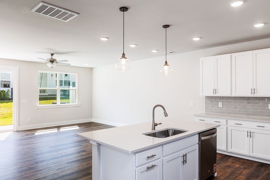 Furnished interior view inside a new home in Vaughan Farms, Angier (Image 5).