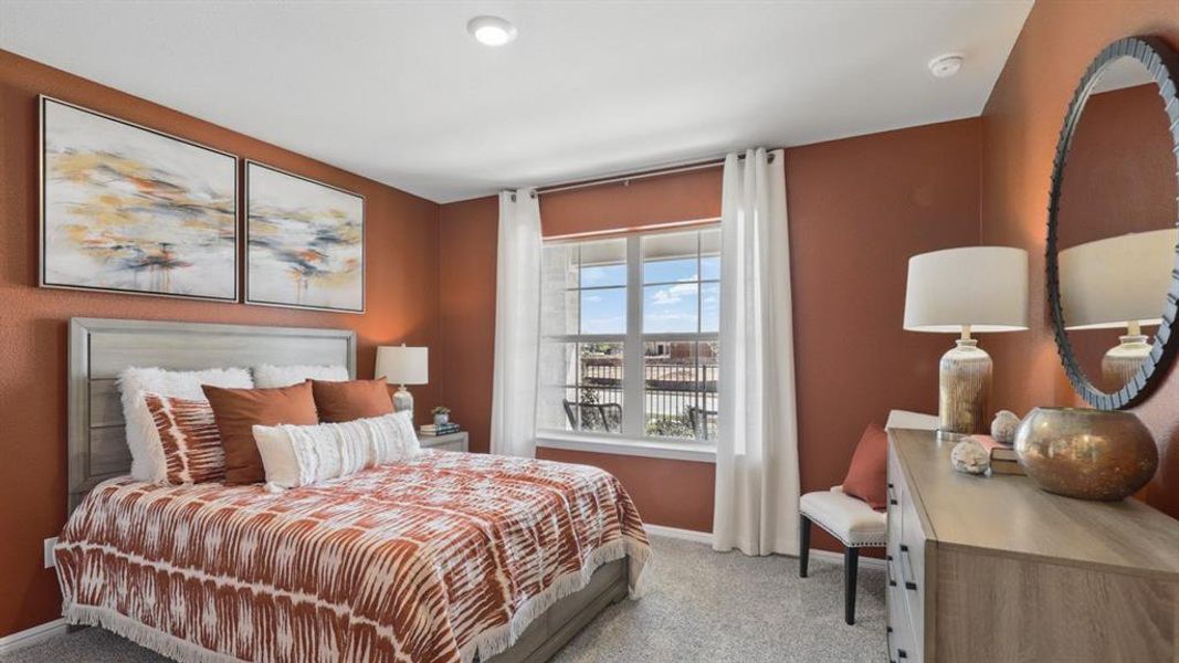 Furnished interior view inside a new home in Lonestar at Liberty Trails, Fort Worth (Image 14).