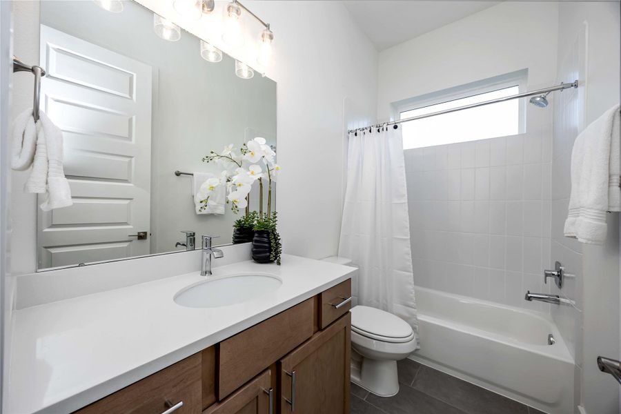 Furnished interior view inside a new home in , Houston (Image 12).