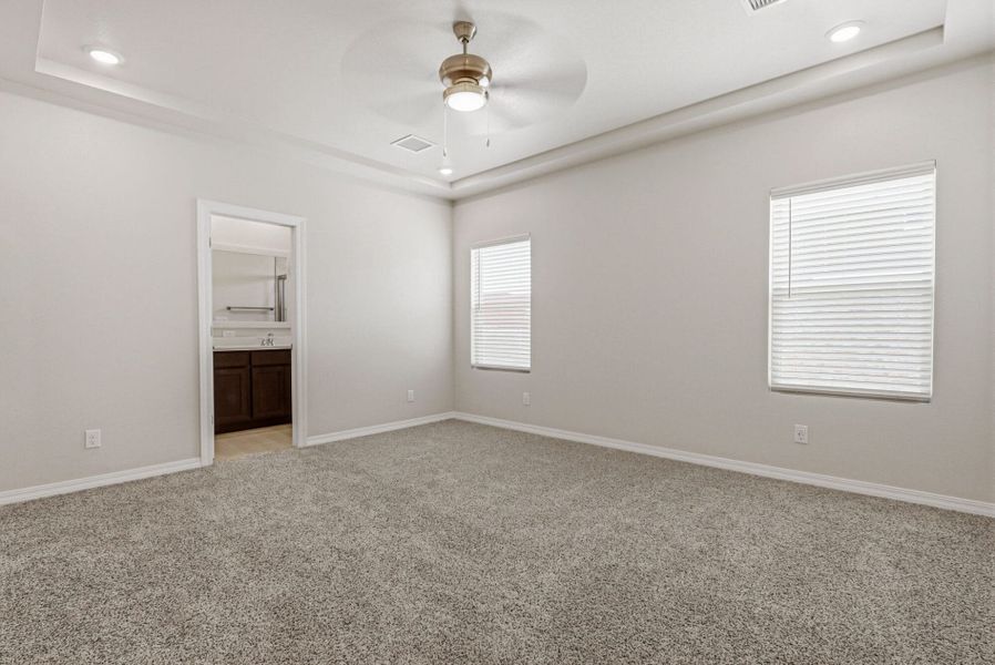 Representative unfurnished interior of a home built from the Poppy by View Homes in Paseos Del Este, El Paso (Image 22).