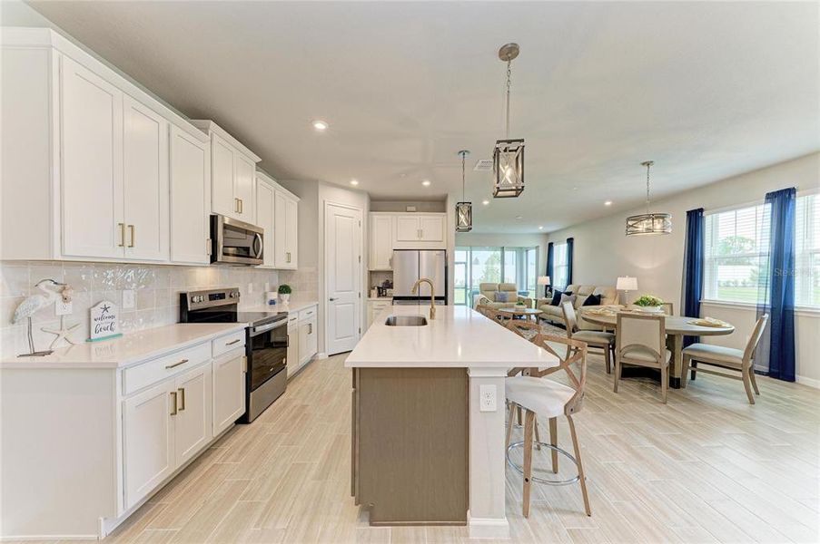 Furnished interior view inside a new home in Wellen Park, Venice (Image 15).
