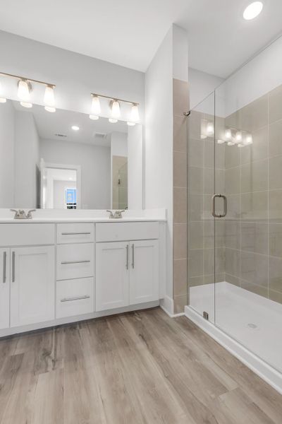 Furnished interior view inside a new home in Echo Park, Suwanee (Image 17).