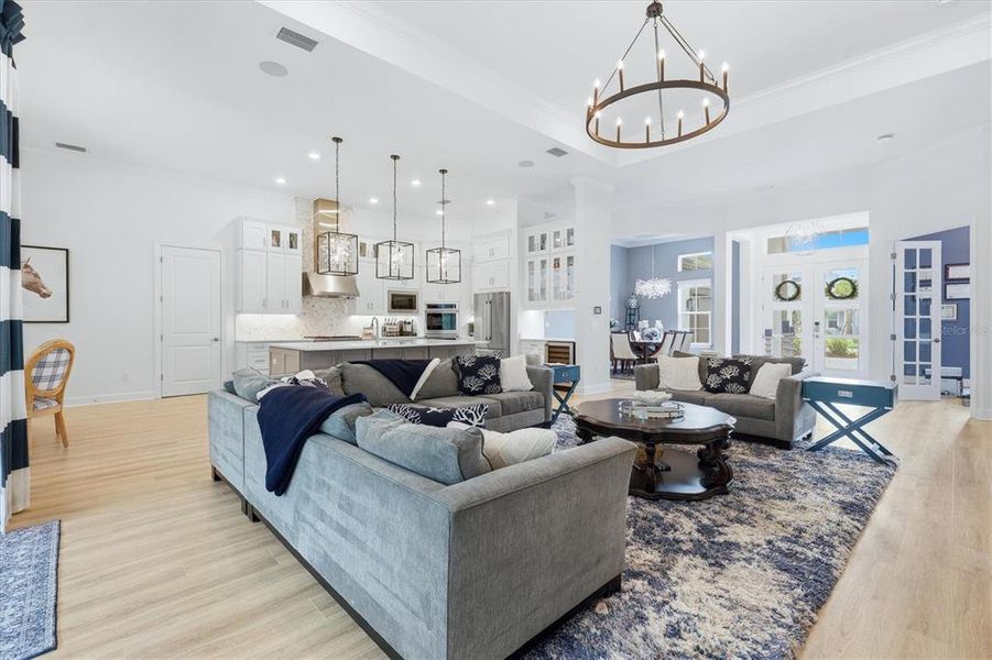 Furnished interior view inside a new home in , Sarasota (Image 39).