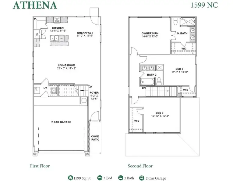 2D floor plan layout of this home in Eagle Landing, Houston, TX (Image 3).