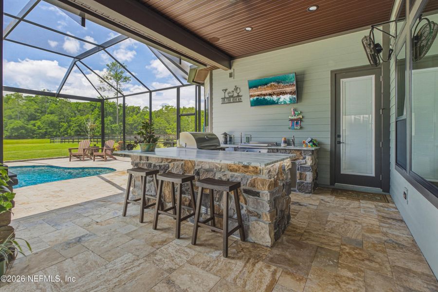 Exterior details and patio area of a home in , St. Augustine (Image 29).