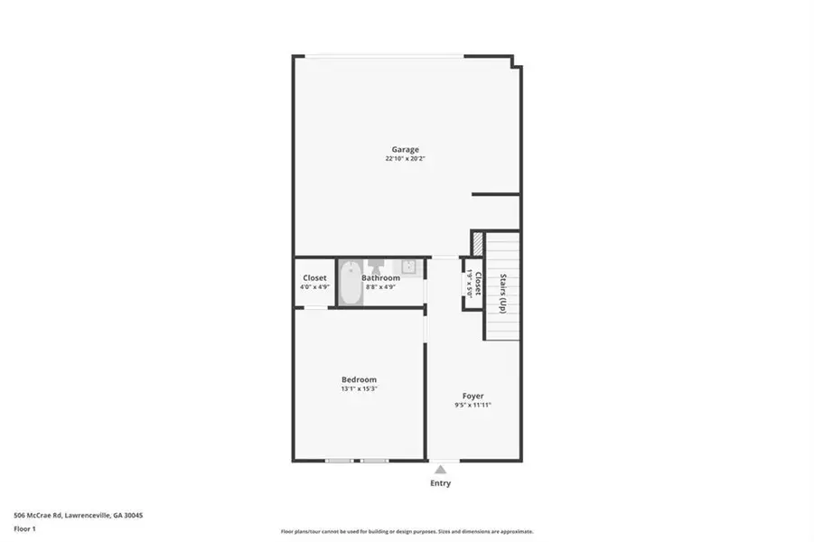 2D floor plan layout of this home in , Lawrenceville, GA (Image 4).