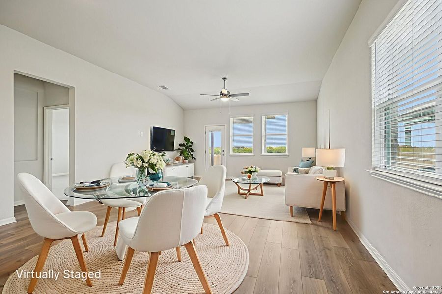 Furnished interior view inside a new home in Sagebrooke - Premier Series, San Antonio (Image 3). Furnished interior view inside a new home in Sagebrooke - Premier Series, San Antonio (Image 3).