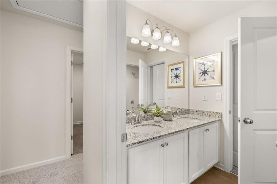 Furnished interior view inside a new home in Hillbrooke Preserve, Conyers (Image 48).