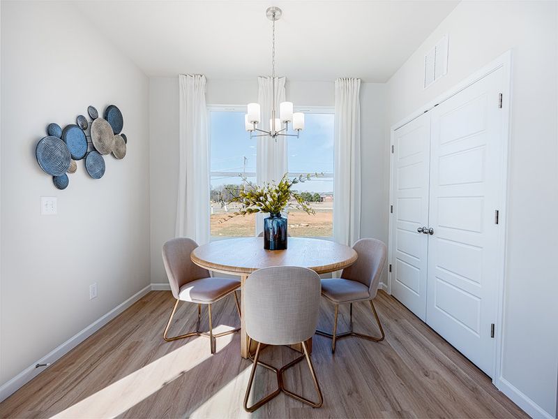 Representative furnished interior of a home built from the Gaston by Brookline Homes in The Crossing at Cramerton Mills, Gastonia (Image 13).