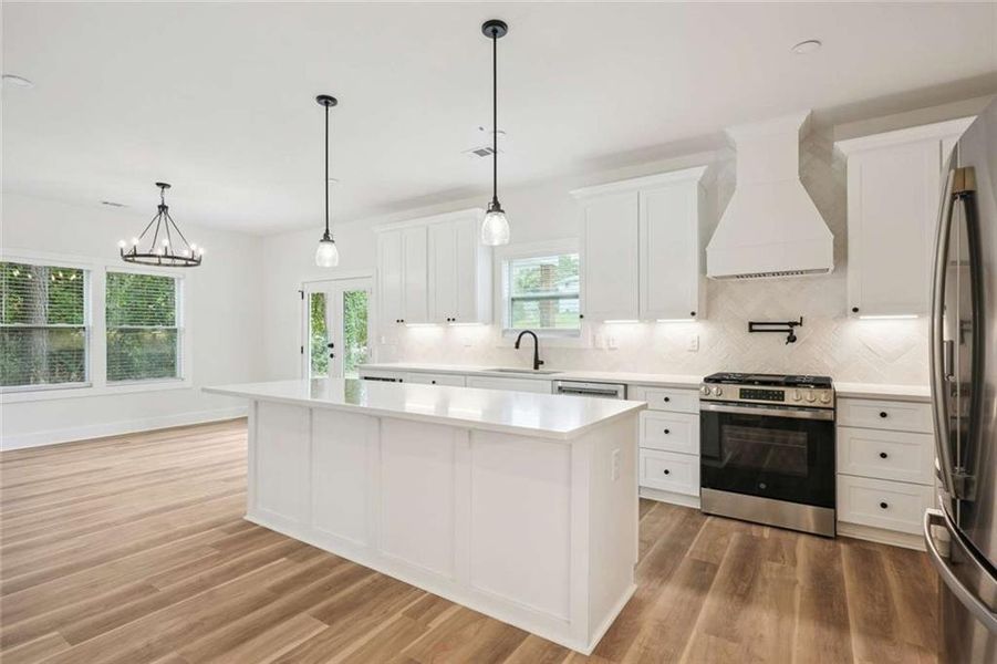 Furnished interior view inside a new home in , Atlanta (Image 7).