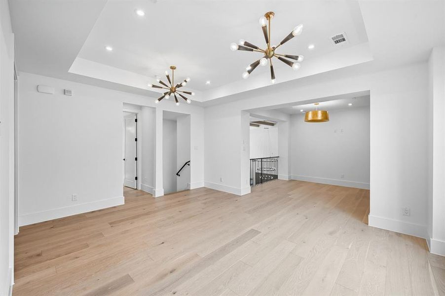 Spacious, unfurnished interior of a new home in Fields, Frisco (Image 22). Spacious, unfurnished interior of a new home in Fields, Frisco (Image 22).