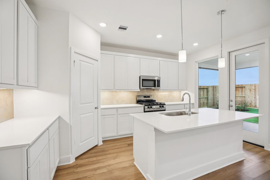 Furnished interior view inside a new home in Oakberry Trails, Waller (Image 3).