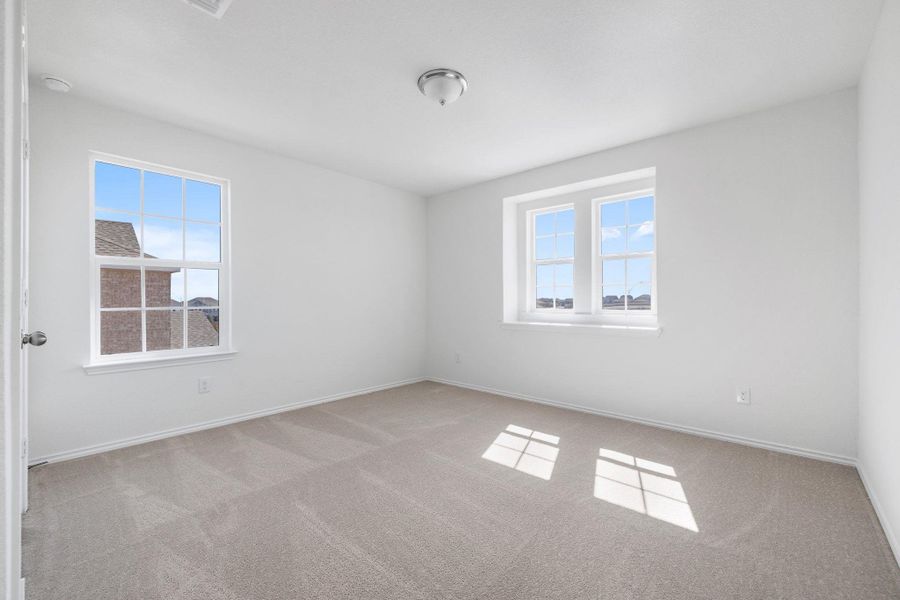 Spacious, unfurnished interior of a new home in Salerno - Heritage Collection, Round Rock (Image 17). Spacious, unfurnished interior of a new home in Salerno - Heritage Collection, Round Rock (Image 17).