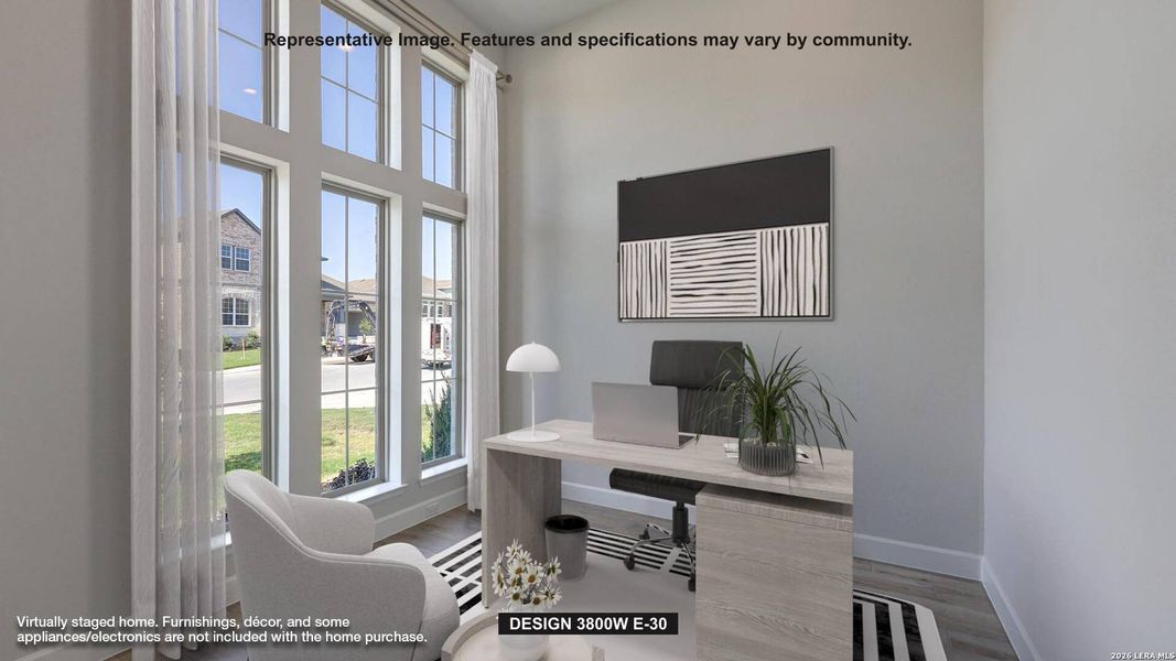 Furnished interior view inside a new home in Kallison Ranch, San Antonio (Image 6).