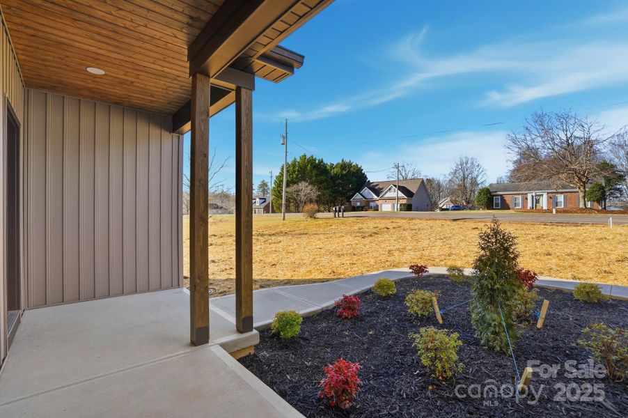 Exterior details and patio area of a home in , Statesville (Image 28).