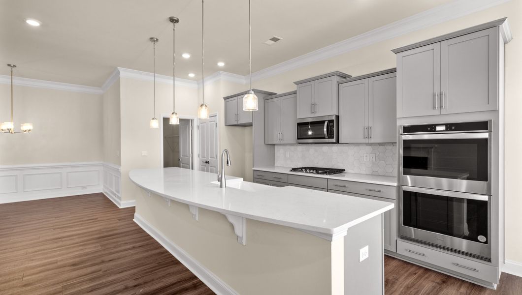 Furnished interior view inside a new home in Adams Glen, Greenville (Image 6). Furnished interior view inside a new home in Adams Glen, Greenville (Image 6).