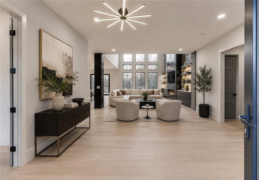Furnished interior view inside a new home in , Buford (Image 30).
