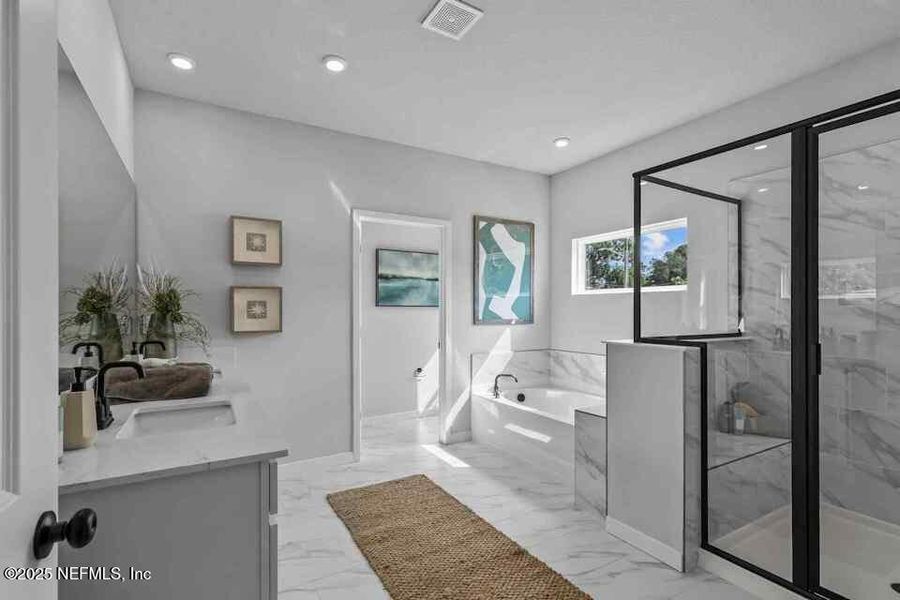 Furnished interior view inside a new home in , Flagler Beach (Image 9). Furnished interior view inside a new home in , Flagler Beach (Image 9).