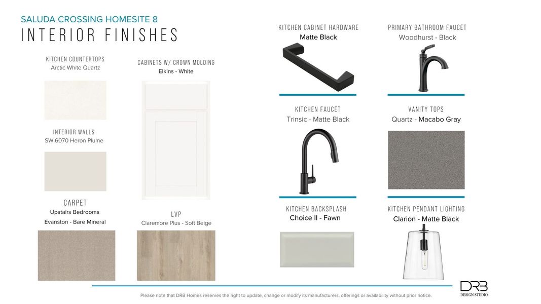 Furnished interior view inside a new home in Saluda Crossing, Piedmont (Image 17).