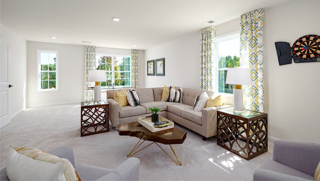 Furnished interior view inside a new home in Sylvan Creek, Denver (Image 15).