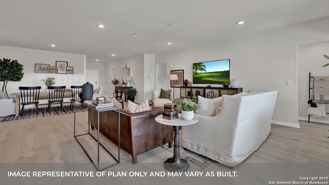 Furnished interior view inside a new home in Hartland Ranch, Lockhart (Image 3).