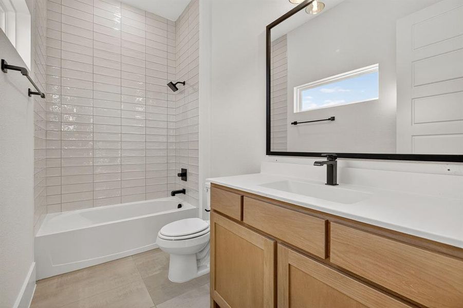 Furnished interior view inside a new home in The Grove, Fort Worth (Image 26).