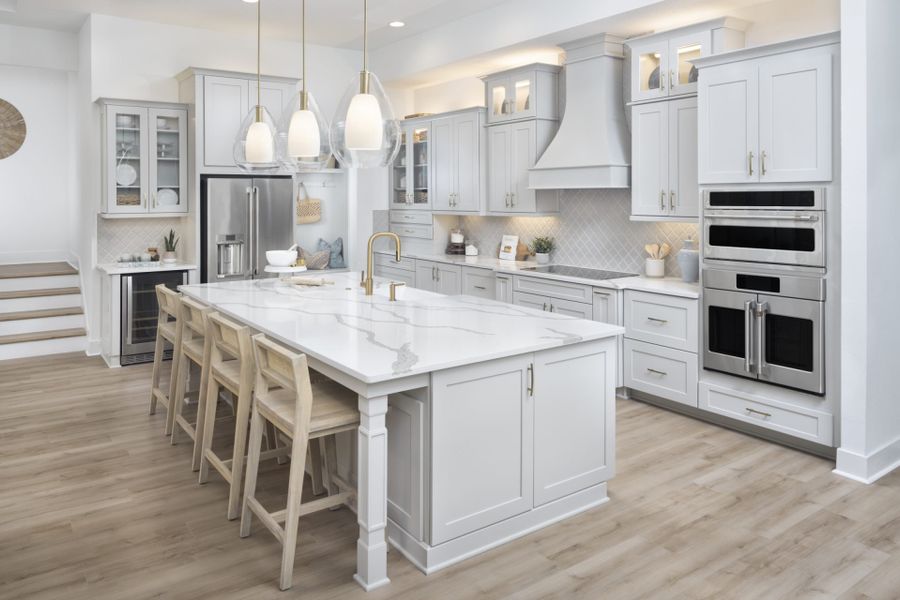 Representative furnished interior of a home built from the Cedar Key II by Homes by WestBay in Oakfield, Parrish (Image 6).