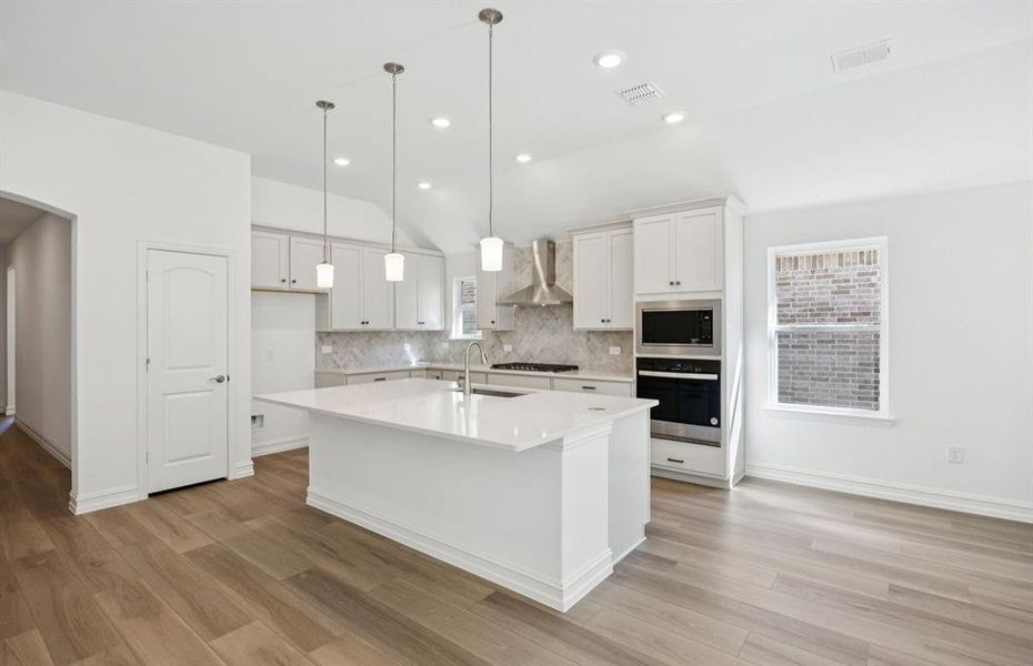 Abundant cabinet space in kitchen Abundant cabinet space in kitchen