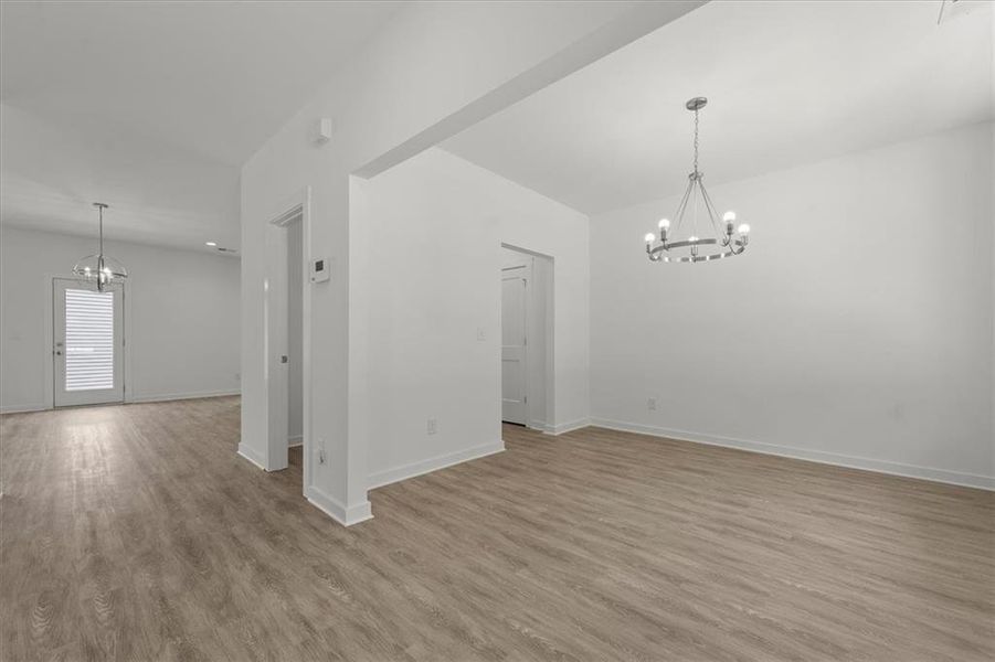 Spacious, unfurnished interior of a new home in , Statham (Image 24).