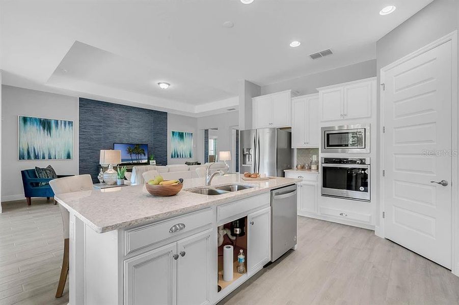 Furnished interior view inside a new home in Buena Lago, St. Cloud (Image 17). Furnished interior view inside a new home in Buena Lago, St. Cloud (Image 17).