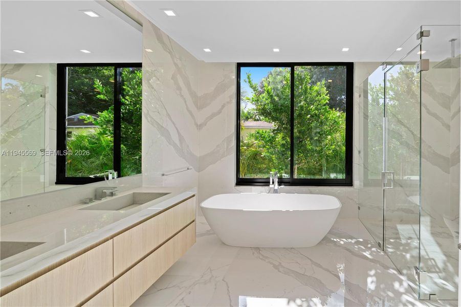 Furnished interior view inside a new home in , Biscayne Park (Image 6).