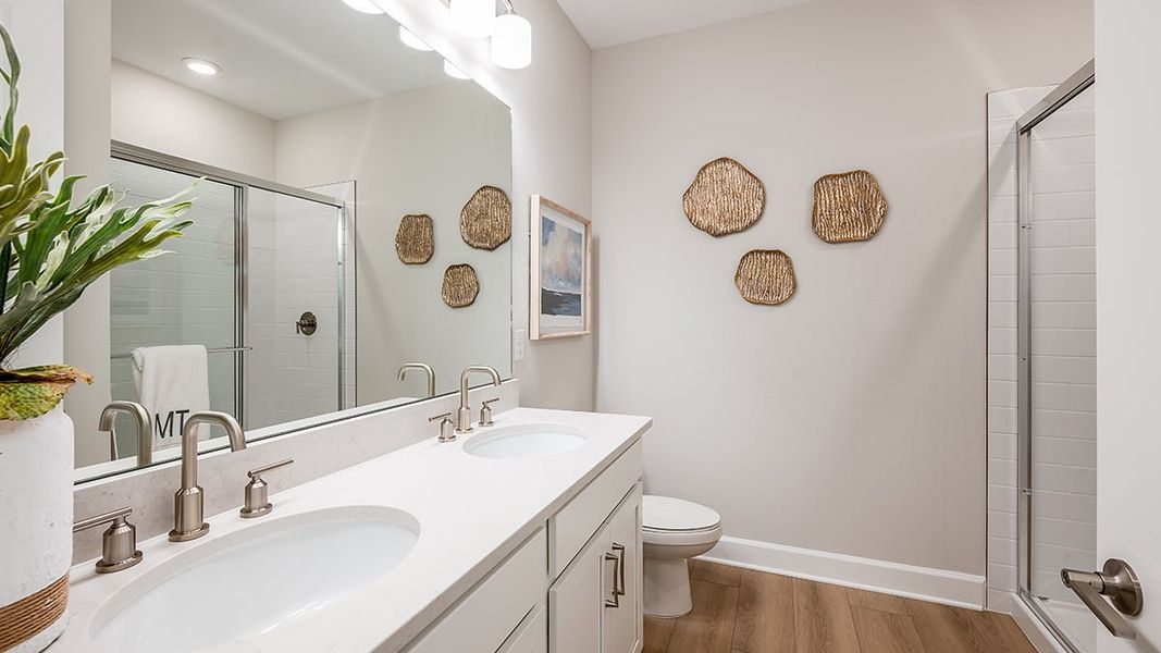 Representative furnished interior of a home built from the Longboat by Taylor Morrison in Ardisia Park, New Smyrna Beach (Image 9).