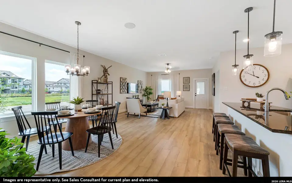 Furnished interior view inside a new home in Mesa Vista, Von Ormy (Image 7).