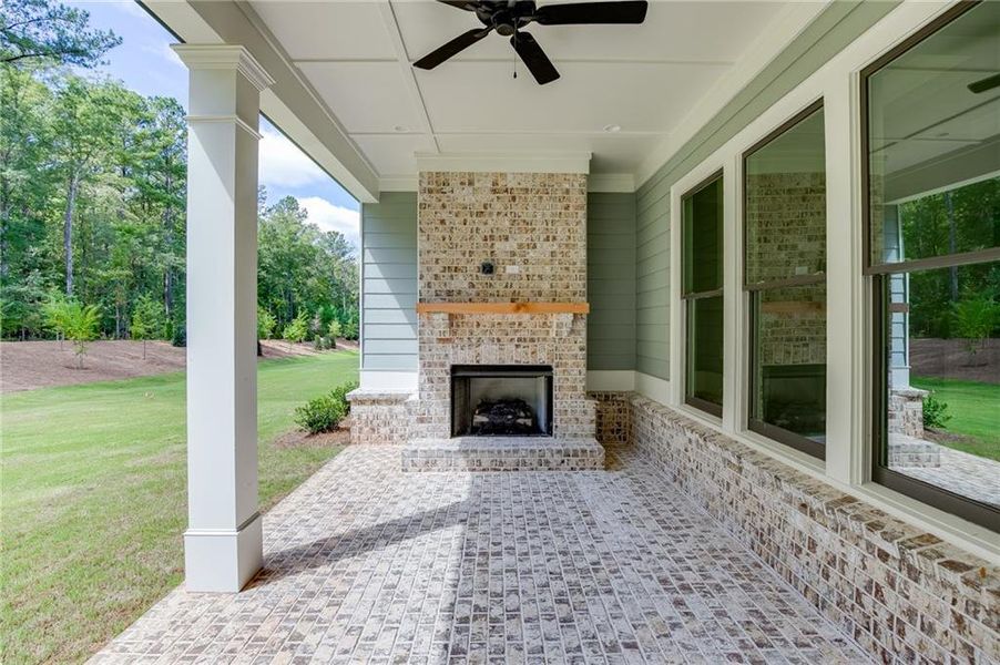 Exterior details and patio area of a home in , Statham (Image 25).