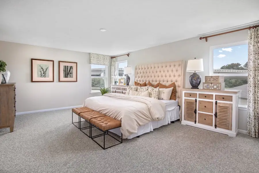 Furnished interior view inside a new home in Mustang Ridge, Magnolia (Image 4).