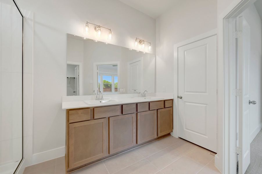 Furnished interior view inside a new home in The Meadows, Denton (Image 8).