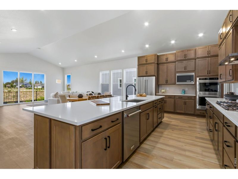 Furnished interior view inside a new home in Villa Collection, Fort Collins (Image 12).
