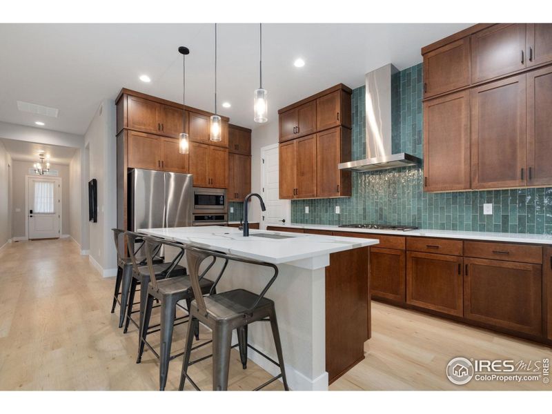 Furnished interior view inside a new home in , Timnath (Image 9).