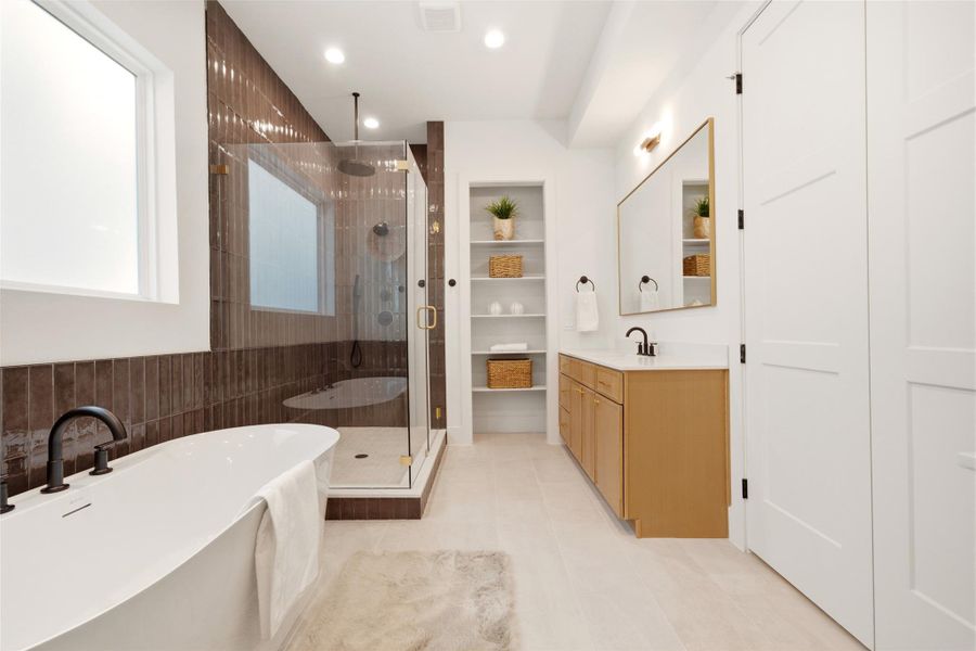 Furnished interior view inside a new home in , Houston (Image 14).