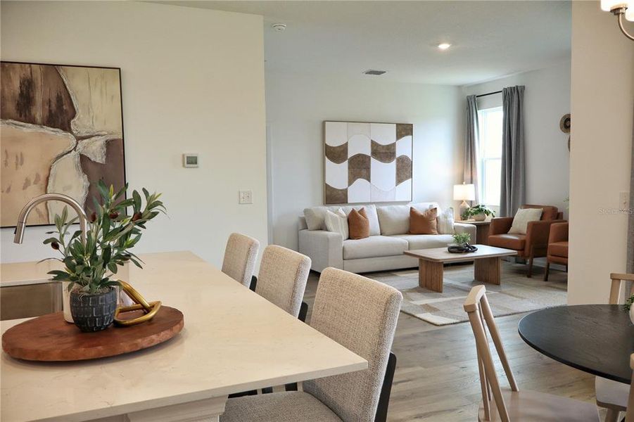 Furnished interior view inside a new home in , Okahumpka (Image 4).