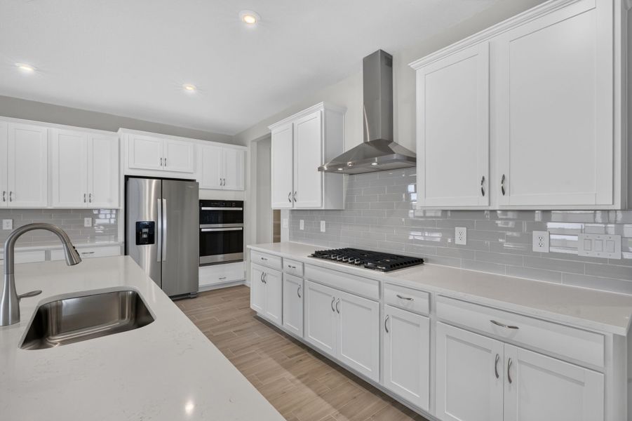 Furnished interior view inside a new home in Pasadena Ridge Master, Dade City (Image 3).