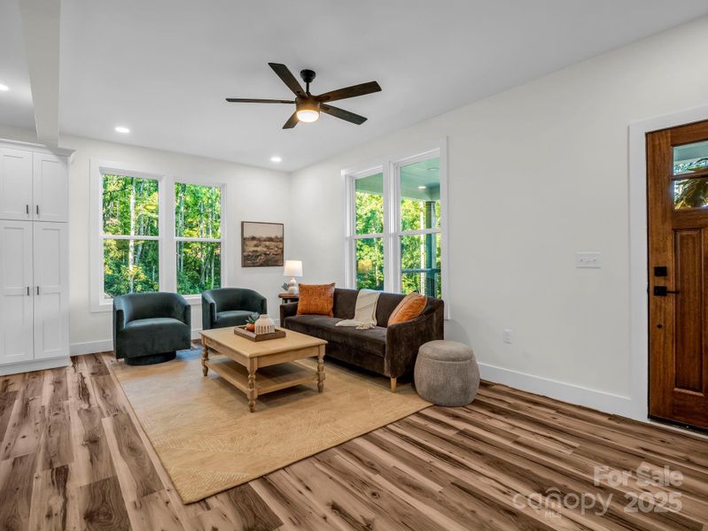 Furnishings come with the home!